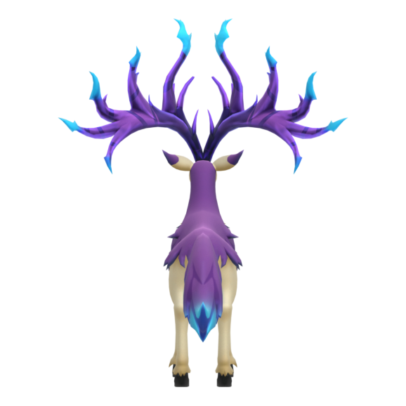 Eikthyrdeer from behind