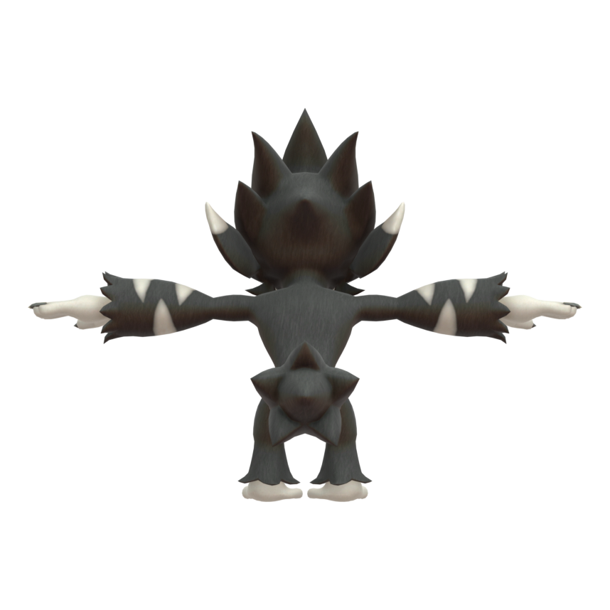 Gorirat from behind