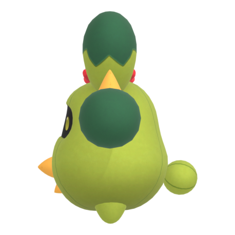 Needoll from the side